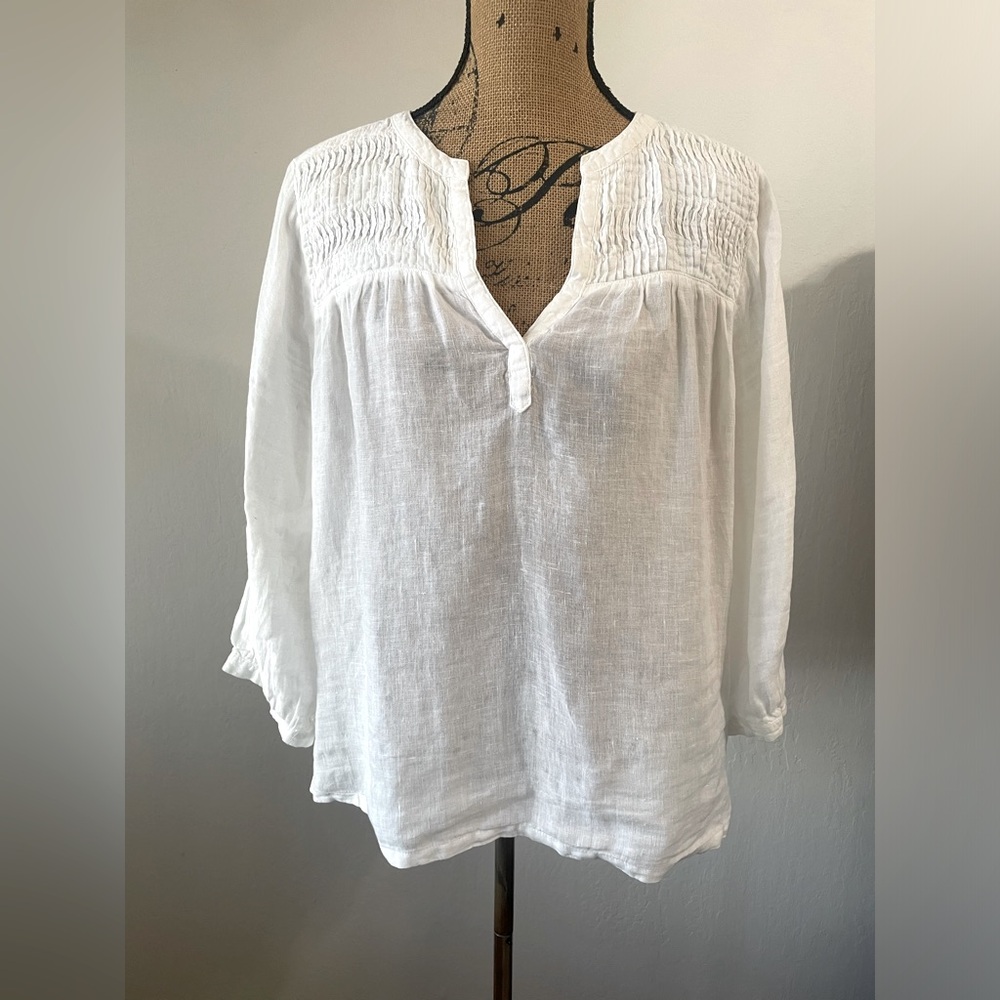 Joie White Blouse